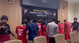 Direktorat Reserse Narkoba dan Satresnarkoba Jajaaran Polda Jateng Berrhasil mengngkap 218 kasus Narkoba. (Instagram.com/@humas_poldajateng) 
