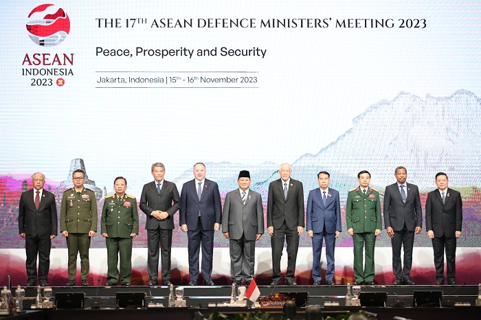 Menteri Pertahanan RI Prabowo Subianto secara resmi membuka penyelenggaraan the 17th ASEAN Defence Ministers’ Meeting (ADMM) yang digelar di Jakarta Convention Center (JCC). (Dok. Tim Media Prabowo Subianto)


