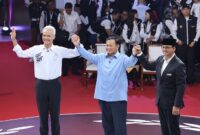 Acara Debat perdana Calon Presiden (Capres) 2024 yang digelar di kantor KPU. (Dok. Tim Media Prabowo-Gibran)

