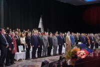 Menteri Pertahanan RI Prabowo Subianto saat menjadi keynote speaker pada acara Mandiri Investment Forum 2024 di Fairmont Hotel Jakarta. (Dok. Tim Media Prabowo)

