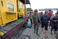Kepala Badan Nasional Penanggulangan Bencana (BNPB) Letjen TNI Suharyanto saat mengunjungi Jawa Tengah. (Dok. BNPB)