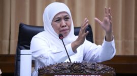 Calon Gubernur (Cagub) Jawa Timur (Jatim) nomor urut 2, Khofifah Indar Parawansa. (Facebook.com/@Khofifah Indar Parawansa)

