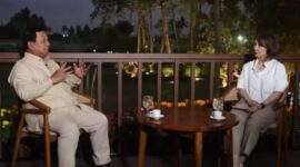 Presiden RI Prabowo dalam wawancara eksklusif bersama Retno Pinasti dari SCTV, yang dikutip Senin 28 Oktober 2024.