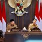 Presiden RI Prabowo Subianto memimpin rapat kabinet perdana di Istana Merdeka. (Dok. Tim Media Prabowo)

