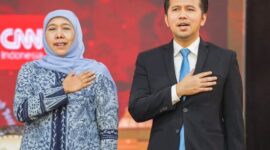 Pasangan Calon (Paslon) Gubernur dan Wakil Gubernur Jawa Timur nomor urut 2 Khofifah Indar Parawansa-Emil Elestianto Dardak. (Instagram.com @khofifah.ip)

