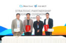 Strategic signing ceremony between Whale Cloud and AGIBOT during AGIBOT Partner Conference (APC) 2026